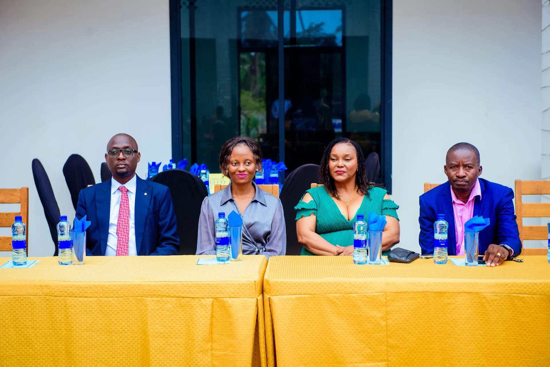 Honoured guests at the graduation ceremony.