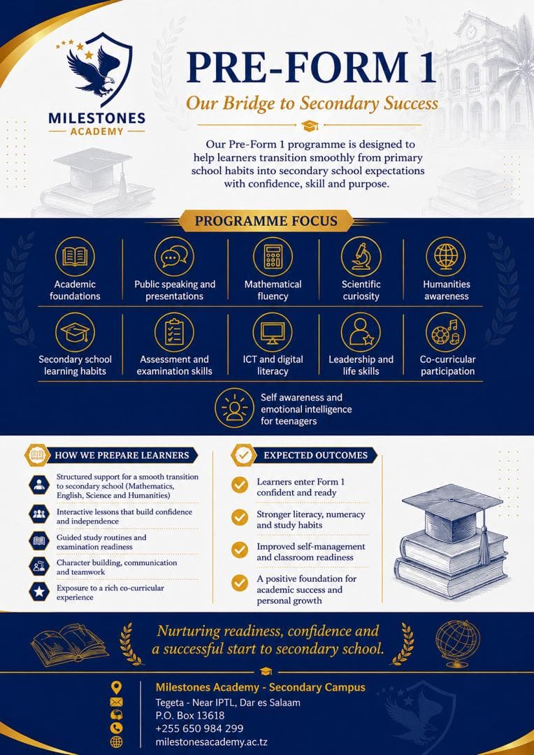 Pre-Form 1 Bridge Programme